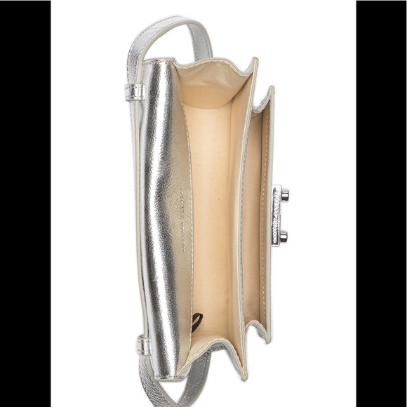 ⭐️SOLD⭐️ Loeffler Randall  Metallic Mini Rider Bag - Picture 4 of 8